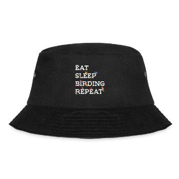 Birdwatcher Ornithologist Birdwatching Bird - Bucket Hat - black - Front - Lela (165cm)