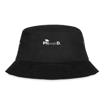 Phinished Finally Doctor Degree Doctorate - Bucket Hat - black - Front - Lela (165cm)