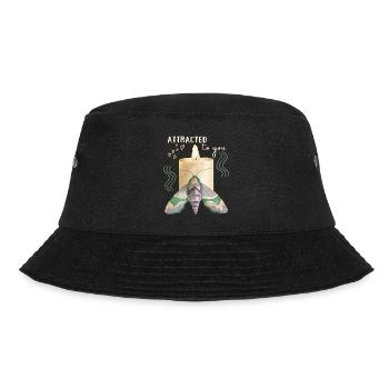 Valentinstag Motte Kerze lustiger Liebe-Spruch - Bucket Hat - Schwarz - Vorne - Lela (165cm)