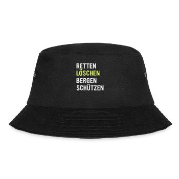 Feuerwehr Freiwillige Feuerwehr - Bucket Hat - Schwarz - Vorne - Lela (165cm)