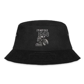 I'm Not Old I'm Classic. Biker Geburtstag 1968 - Bucket Hat - Schwarz - Vorne - Lela (165cm)