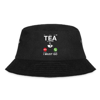 Teeliebhaber Geschenke - Bucket Hat - Schwarz - Vorne - Lela (165cm)