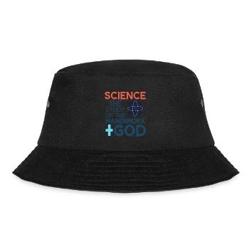 Science, The Study Of The Handiwork Of God 3 - Bucket Hat - black - Front - Lela (165cm)