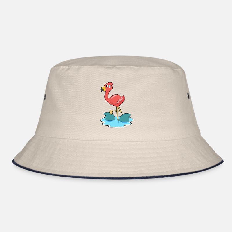 Flamingo Shark Bucket Hat