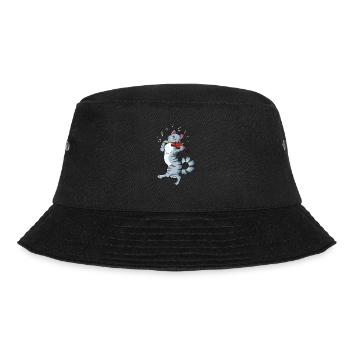 Geige Violine Viola Cello Musiker Instrument - Bucket Hat - Schwarz - Vorne - Lela (165cm)