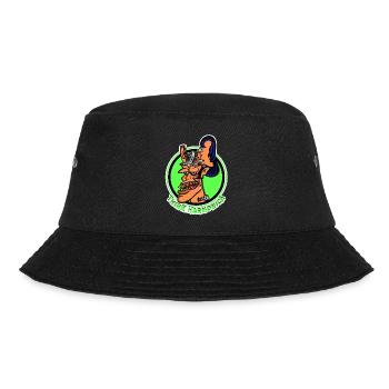 Harmonica style Rat Fink harmonica player - Bucket Hat - black - Front - Lela (165cm)