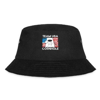 Team Usa-cornhole - Bucket Hat - black - Front - Lela (165cm)
