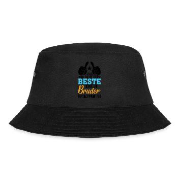 So Sieht Der Beste Kleine Bruder Der Welt Aus - Bucket Hat - Schwarz - Vorne - Lela (165cm)