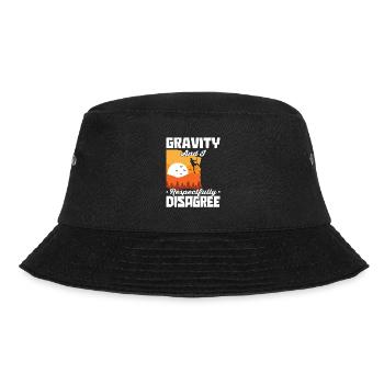 Gravity And I Respectfully Disagree Bouldering Roc - Bucket Hat - Schwarz - Vorne - Lela (165cm)
