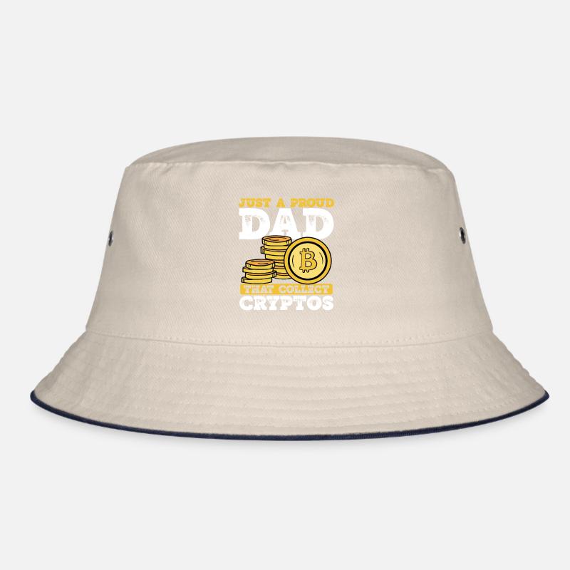 Just a proud crypto father Bucket Hat