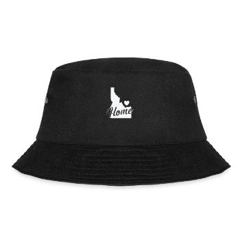 Idaho Home Umriss Karte USA Amerika - Bucket Hat - Schwarz - Vorne - Lela (165cm)