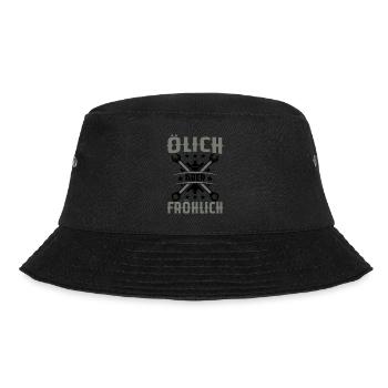 Ölich Aber Fröhlich - Bucket Hat - Schwarz - Vorne - Lela (165cm)