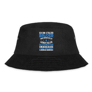 Bruder Und Schwester - Bucket Hat - Schwarz - Vorne - Lela (165cm)