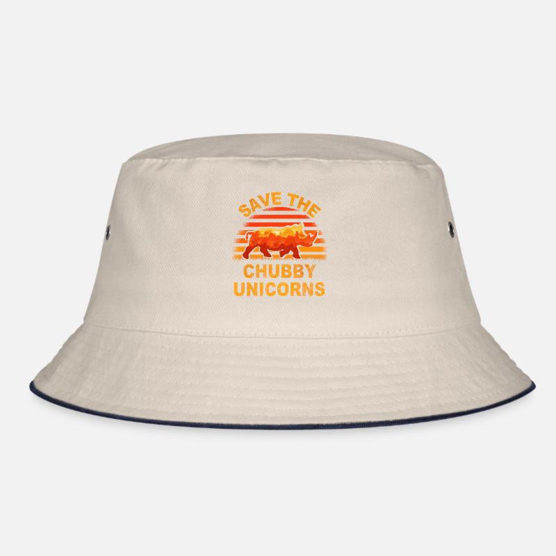 save the chubby uniicorns Bucket Hat
