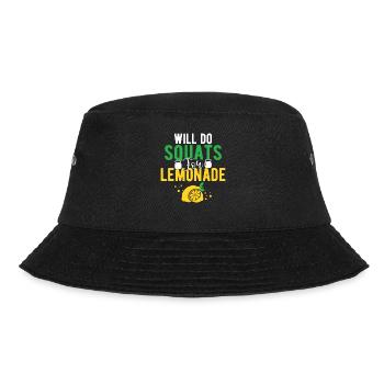 Limonade Geschenkideen - Bucket Hat - Schwarz - Vorne - Lela (165cm)