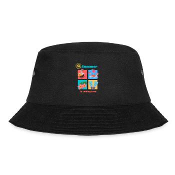 Summer 2023 is coming soon - Summer feeling - Bucket Hat - Schwarz - Vorne - Lela (165cm)