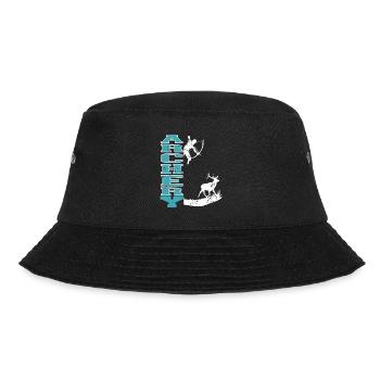 ARCHERY Retro Cool Archery Hunting T-Shirt - Bucket Hat - black - Front - Lela (165cm)