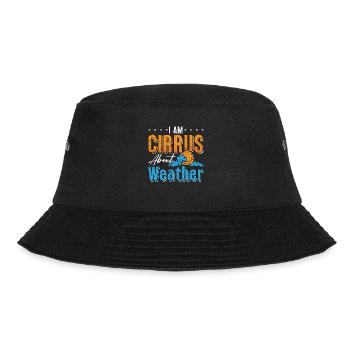 Meteorology I Am Cirrus About Storms Meteorologist - Bucket Hat - black - Front - Lela (165cm)
