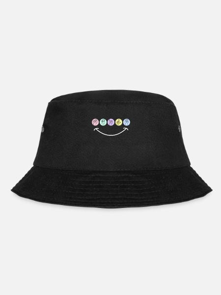 Gebärdensprache Für Gehörlose - Bucket Hat - Schwarz
