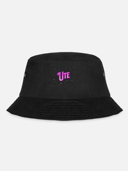 Ute Namen personalisiert - Bucket Hat - Schwarz