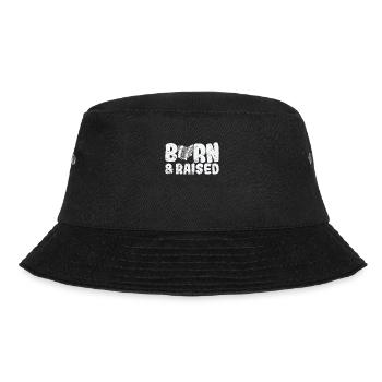Ohio Born and Raised USA America - Bucket Hat - black - Front - Lela (165cm)