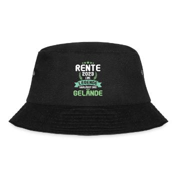 Rentner 2023 Rentnerin 2023 Rente 2023 - Bucket Hat - Schwarz - Vorne - Lela (165cm)