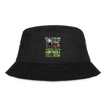 Farmer Tractor Farming Quota for Farmers - Bucket Hat - black - Front - Lela (165cm)