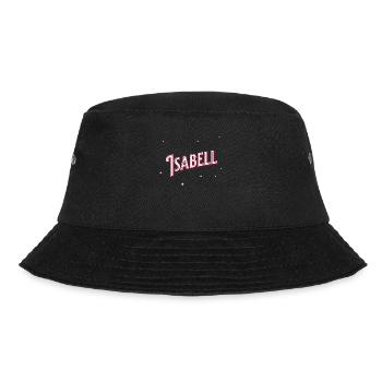 Isabell's name personalized - Bucket Hat - black - Front - Lela (165cm)