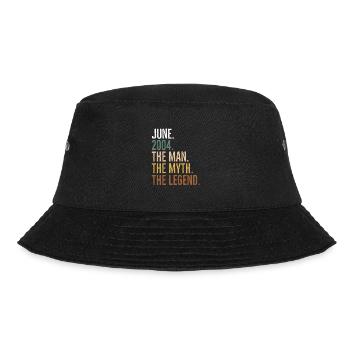June 2004 The Man The Myth The Legend - Bucket Hat - black - Front - Lela (165cm)