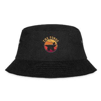 Farrier The Forge Retro Horses Metalwork Farriers - Bucket Hat - Schwarz - Vorne - Lela (165cm)