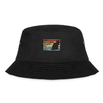 Best Father Ever - American Bobtail Cat - Bucket Hat - black - Front - Lela (165cm)