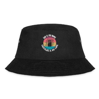 Chocolate Lover Gifts - Bucket Hat - black - Front - Lela (165cm)