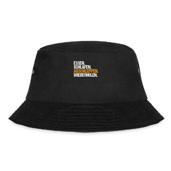 Abschlepper Abschleppdienst Tow Truck Driver - Bucket Hat - Schwarz - Vorne - Lela (165cm)
