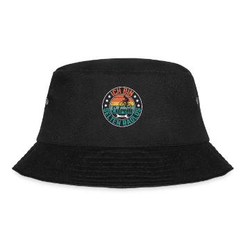 Ich bin extrem selten Radlos - Bucket Hat - Schwarz - Vorne - Lela (165cm)