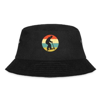 Scooter Stunt Scooter for Kids Retro - Bucket Hat - black - Front - Lela (165cm)