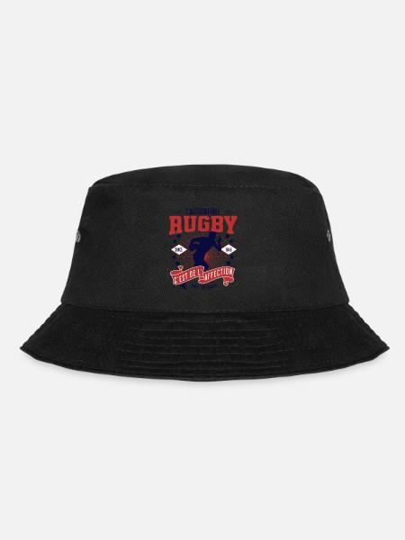 AUTHENTISCHES RUGBY IST ZUNEIGUNG - Bucket Hat - Schwarz
