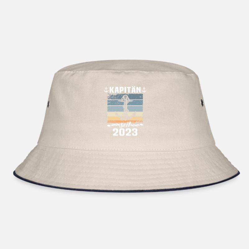 Kapitän 2023 Bootsführerschein Boot Bucket Hat