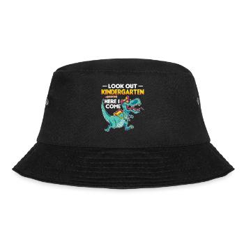Kindergärtner Lehrer Regenbogenfarben - Bucket Hat - Schwarz - Vorne - Lela (165cm)