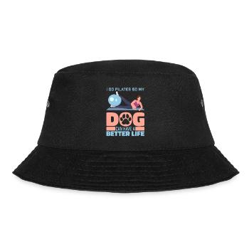 Pilates dog - Bucket Hat - black - Front - Lela (165cm)