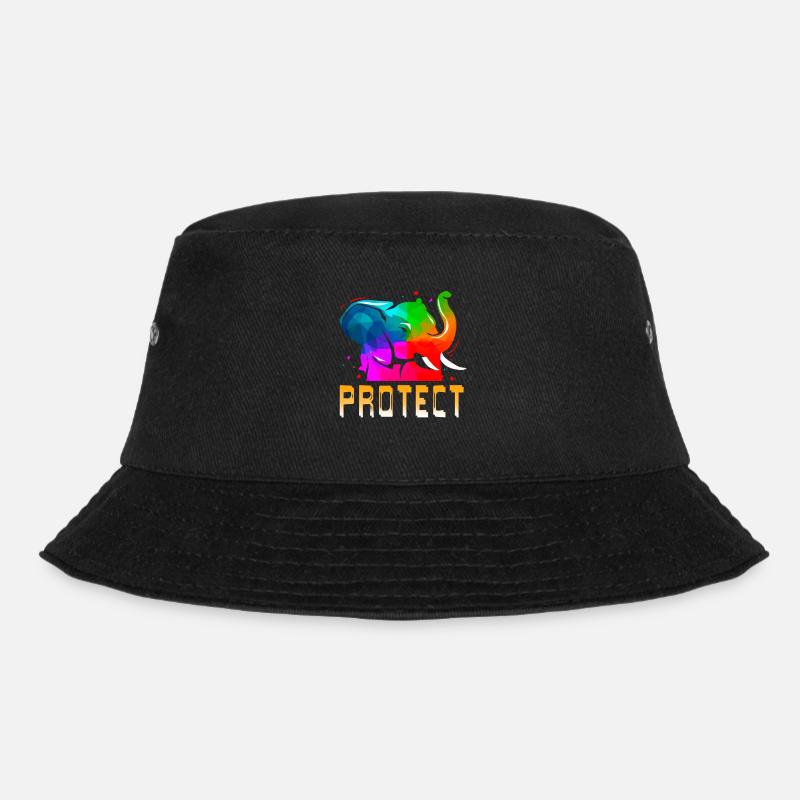 PROTECT Retro Elephant Animal Lover Protection - Bob - noir