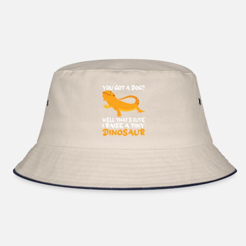 Bartagame Echse Bartgame Reptilien Geschenk Bucket Hat