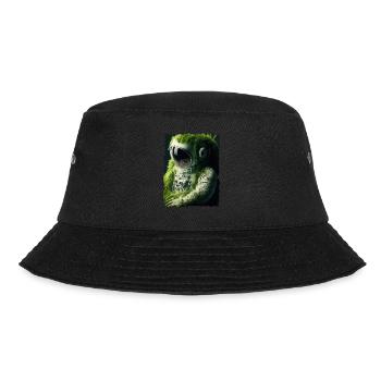Astronaut grass overgrown - Bucket Hat - black - Front - Lela (165cm)