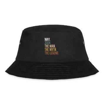 Mai 2004 The Man The Myth The Legend - Bucket Hat - Schwarz - Vorne - Lela (165cm)