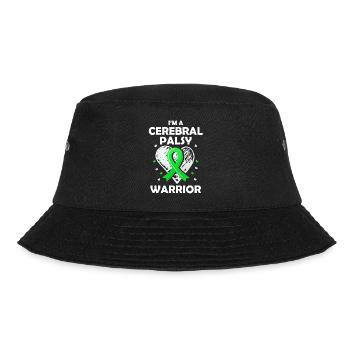 Hebral palsy, cerebral palsy consciousness - Bucket Hat - black - Front - Lela (165cm)