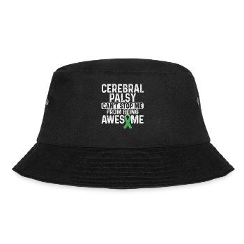 Hebral palsy, cerebral palsy consciousness - Bucket Hat - black - Front - Lela (165cm)