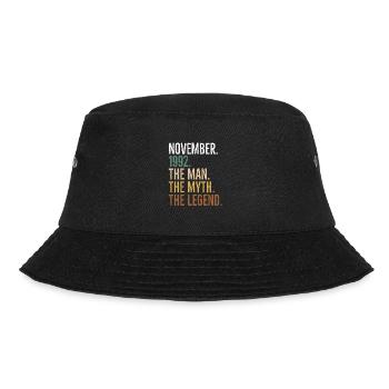 November 1992 The Man The Myth The Legend - Bucket Hat - black - Front - Lela (165cm)