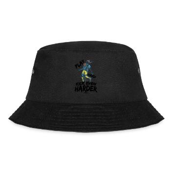 Fussball Schwester Tochter Mutter Frau - Bucket Hat - Schwarz - Vorne - Lela (165cm)