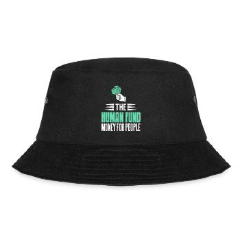 The Human Fund Money For People Retro Charity - Bucket Hat - Schwarz - Vorne - Lela (165cm)