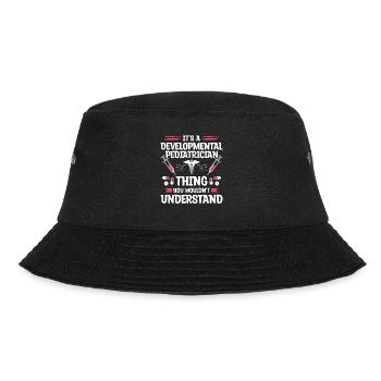 Ich liebe winzige Menschen Kinderarzt Pädiatrie Arzt - Bucket Hat - Schwarz - Vorne - Lela (165cm)