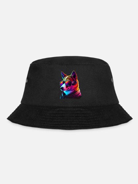 Basenji Dogs Basenjis - Bucket Hat - black